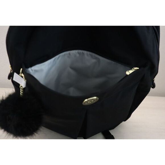 Kipling KIA2C8-0OX Women\'s One Size Jet Black Satin Carla Backpack main image 7